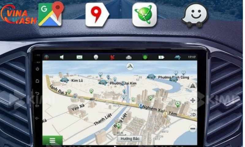 Độ Màn Hình Android Ô Tô 2 độ màn hình ô tô tích hợp dẫn đường