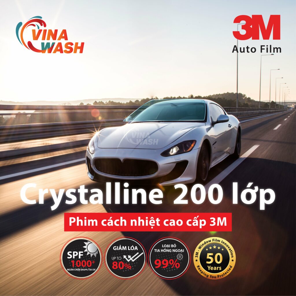 Bảng Giá Dán Phim Cách Nhiệt 3M Chính Hãng Tại TPHCM 1 phim cách nhiệt 3M Crystalline